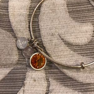 Alex and Ani Topaz Bracelet